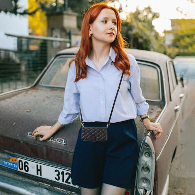 Folio Deksel Samsung Galaxy S25 Plus 5g Premium Quiltet