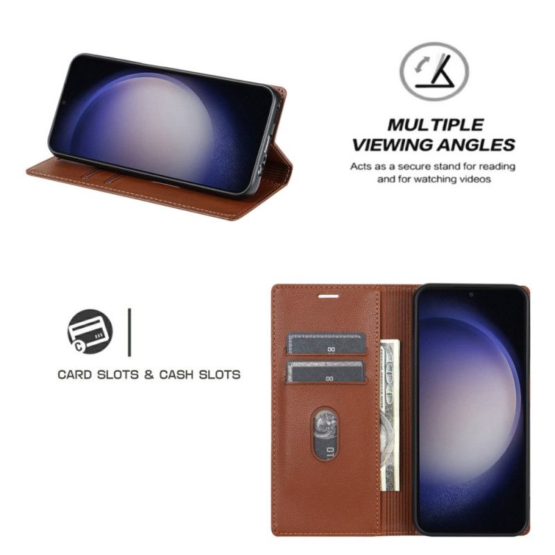 Folio Deksel Samsung Galaxy S25 Plus 5g Skinneffekt