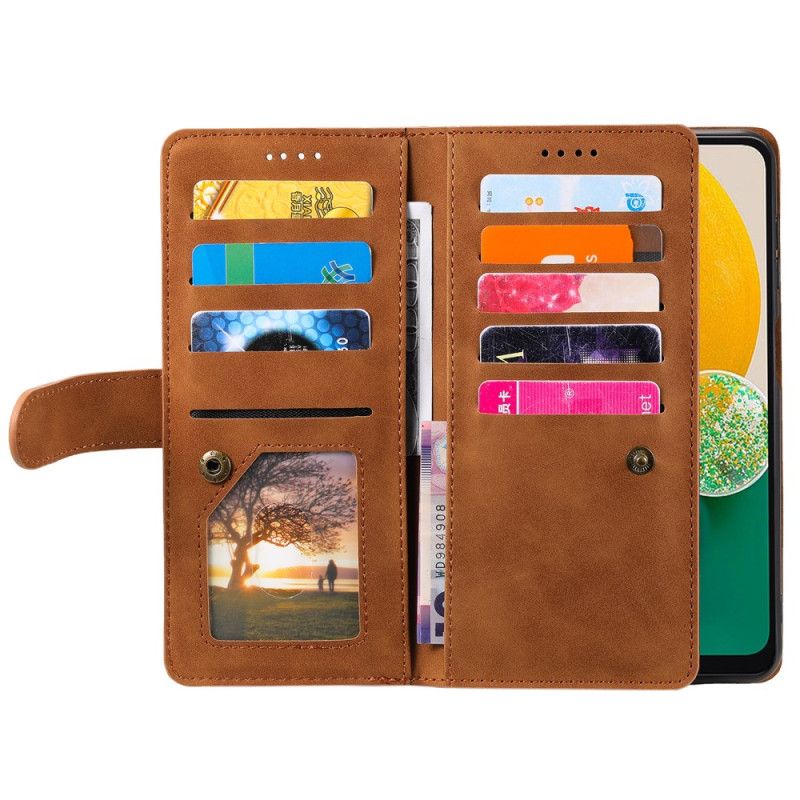 Lærdeksel Folio Deksel Samsung Galaxy S25 Plus 5g Hel Lommebok