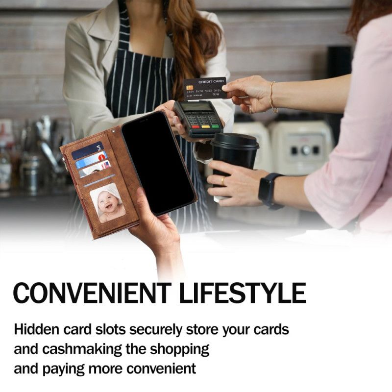 Lærdeksel Folio Deksel Samsung Galaxy S25 Plus 5g Mobildeksel Eseble Star-serien