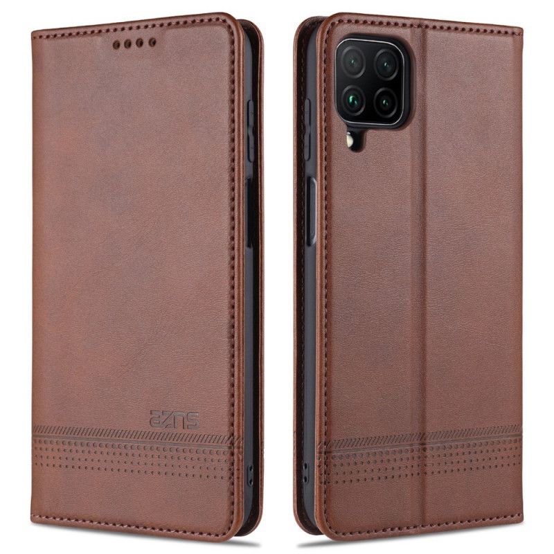 Folio Deksel Lær Samsung Galaxy M32 Azns Skinnstil