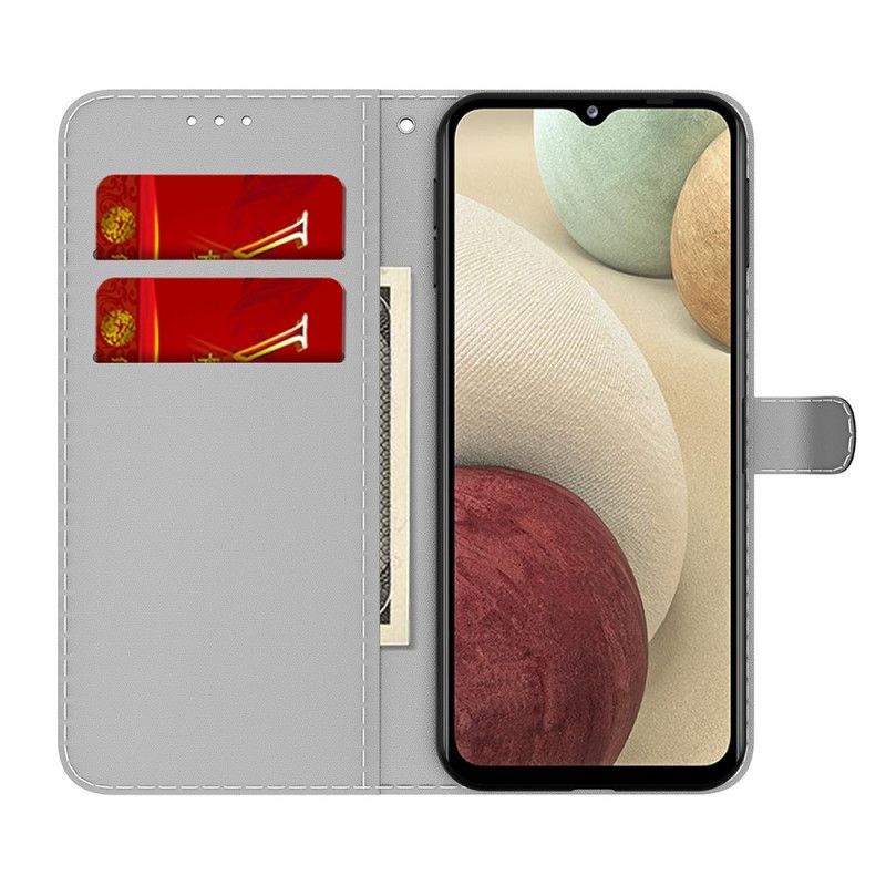 Folio Deksel Samsung Galaxy M32 Abstrakt Mønster