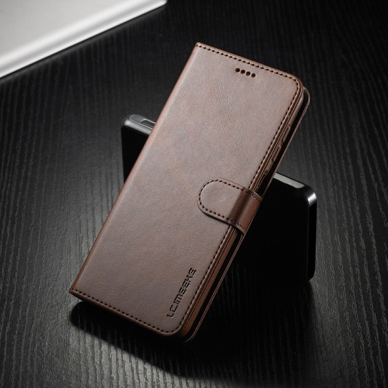 Folio Deksel Samsung Galaxy M32 Lc.imeeke Skinneffekt Beskyttelse Deksel
