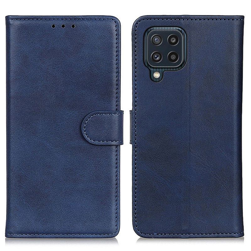Folio Deksel Samsung Galaxy M32 Matt Skinneffekt