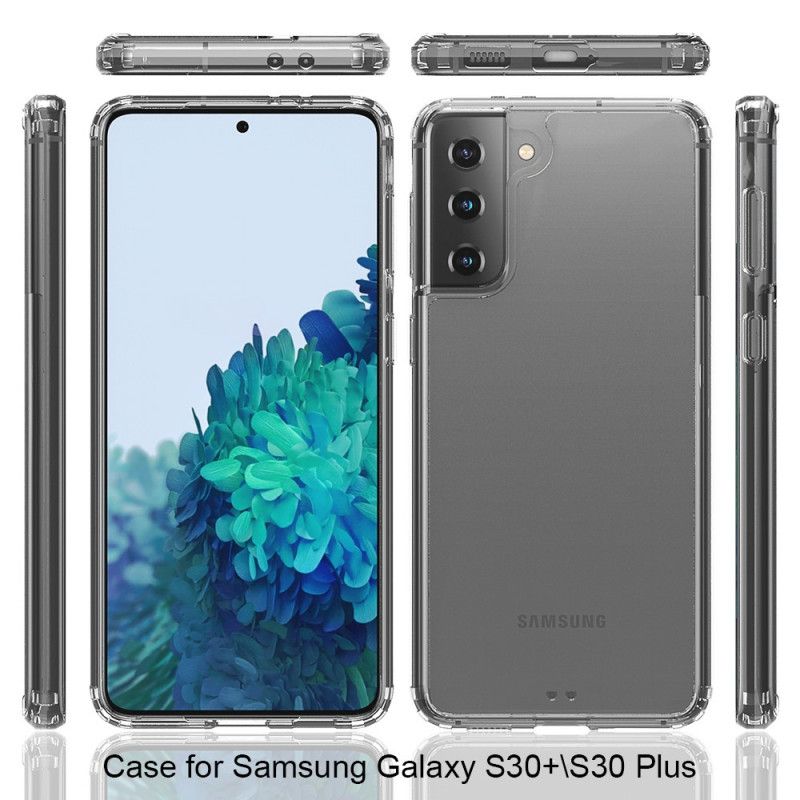 Deksel Samsung Galaxy S21 Plus 5G Mobildeksel Gjennomsiktig Krystall