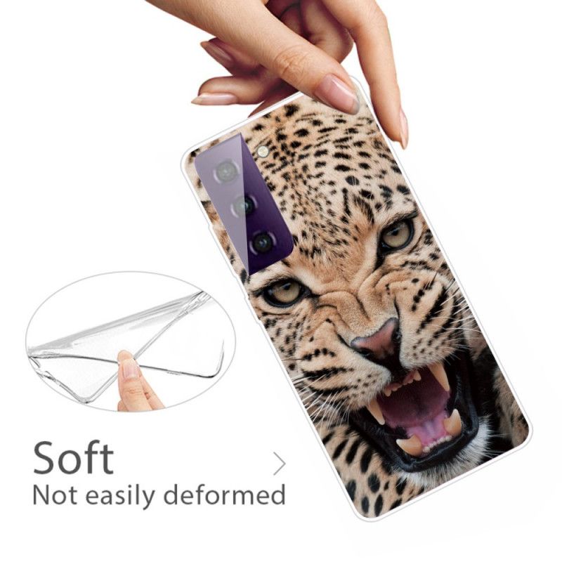Deksel Samsung Galaxy S21 Plus 5G Svart Fabelaktig Feline Anti-fall