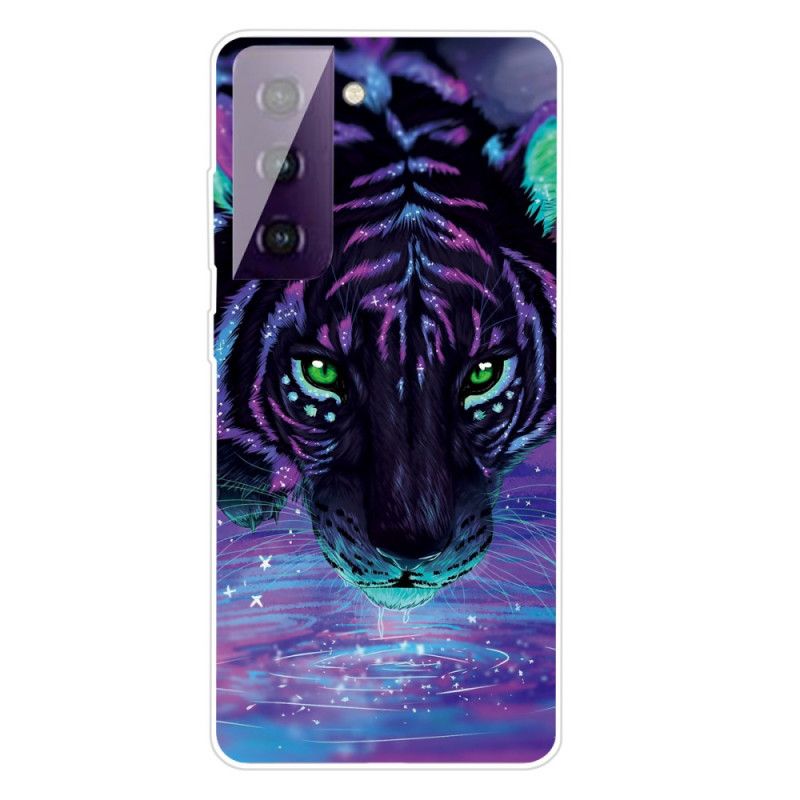 Deksel Samsung Galaxy S21 Plus 5G Svart Fabelaktig Feline Anti-fall