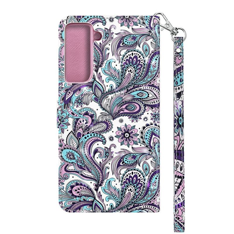 Folio Deksel for Samsung Galaxy S21 Plus 5G Elegant Blonder