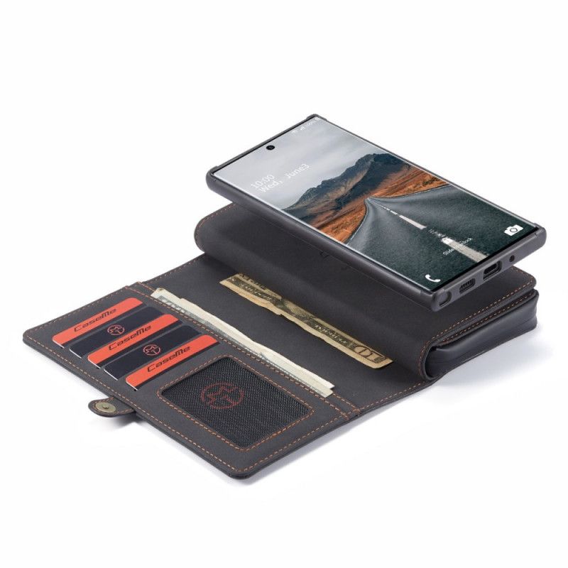 Folio Deksel for Samsung Galaxy S21 Plus 5G Svart Avtakbart Skallkaseme