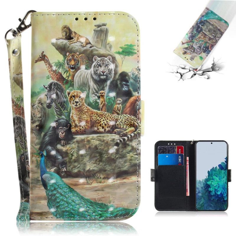 Folio Deksel for Samsung Galaxy S21 Plus 5G Tanga Safaridyr