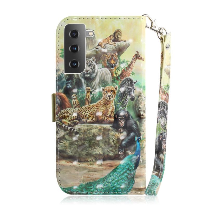 Folio Deksel for Samsung Galaxy S21 Plus 5G Tanga Safaridyr