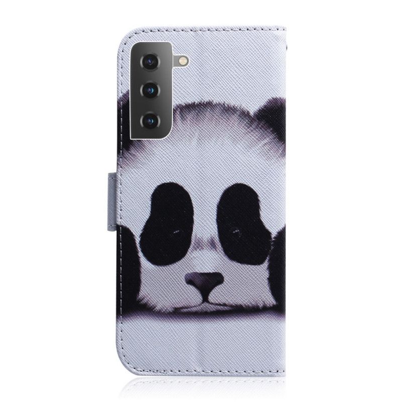Folio Deksel Samsung Galaxy S21 Plus 5G Panda Ansikt