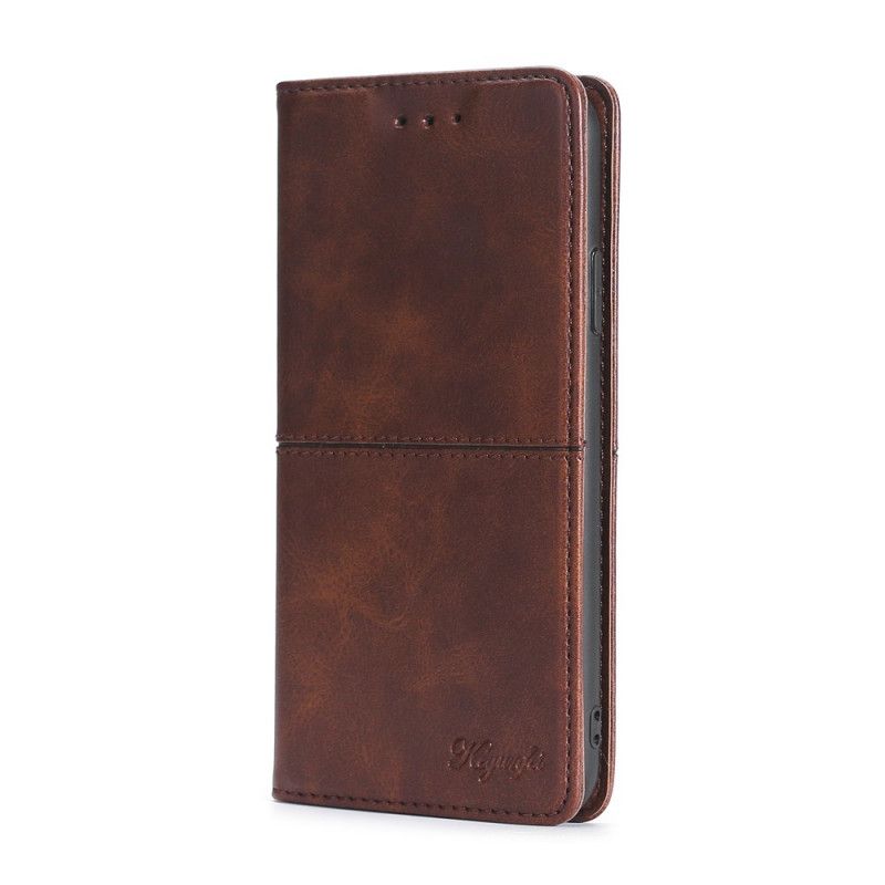 Folio Deksel Samsung Galaxy S21 Plus 5G Svart Couture Skinnstil Beskyttelse