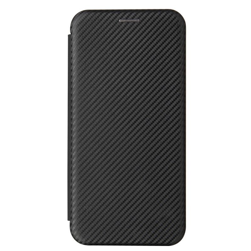 Folio Deksel Samsung Galaxy S21 Plus 5G Svart Karbonfiber Beskyttelse