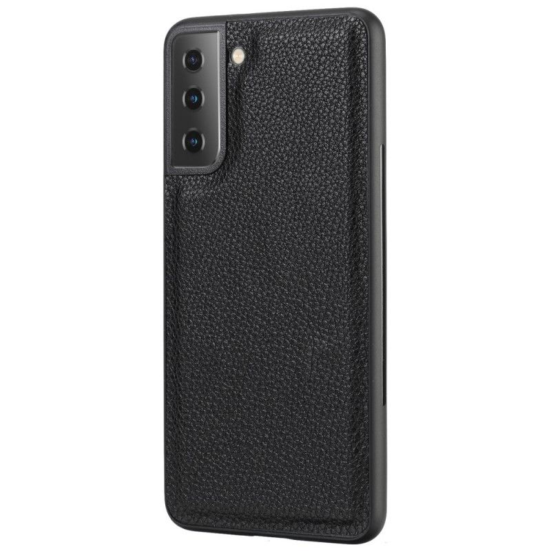 Lærdeksel Folio Deksel Samsung Galaxy S21 Plus 5G Svart Avtakbart Skall