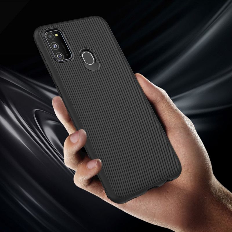 Deksel Samsung Galaxy M21 Svart Jazzserie Twill Anti-fall