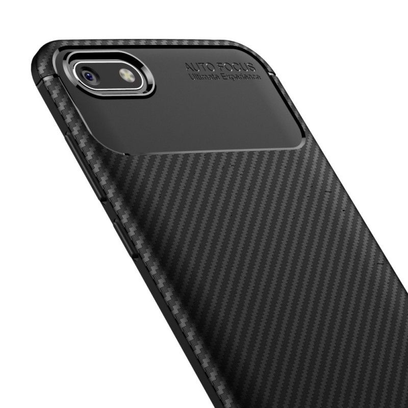 Deksel Huawei Y5 2018 Mobildeksel Fleksibel Karbonfibertekstur
