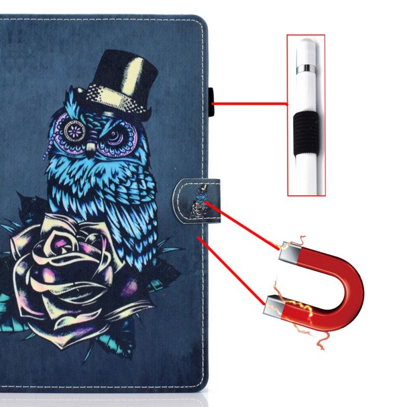Lærdeksel Folio Deksel Huawei MatePad T 8 Mobildeksel Blomsterugle