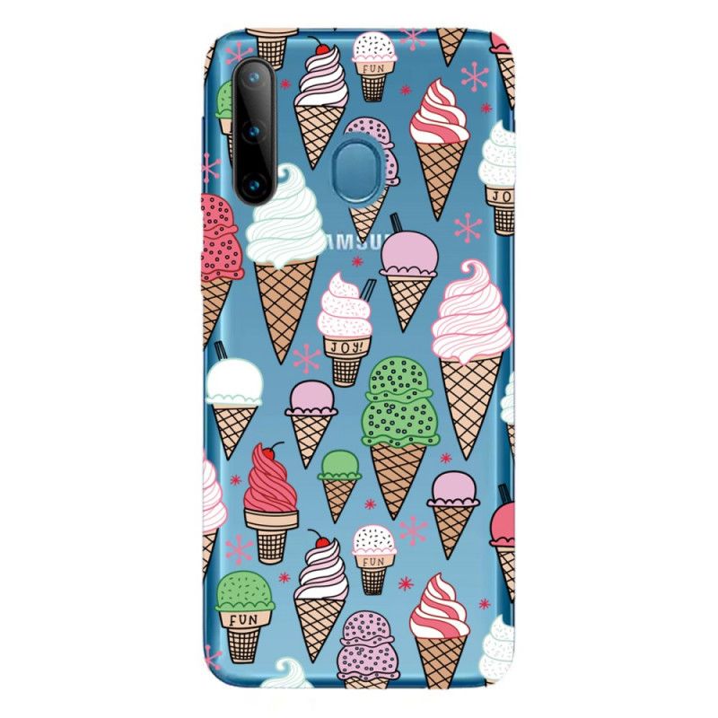 Deksel for Samsung Galaxy M11 Fløteis