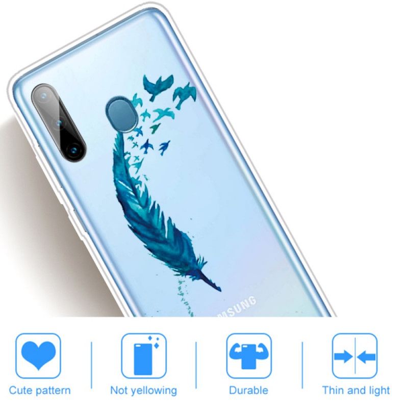 Deksel Samsung Galaxy M11 Vakker Fjær