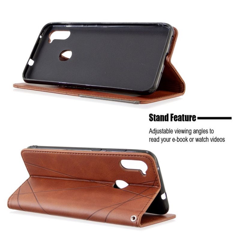 Folio Deksel for Samsung Galaxy M11 Svart Artiststil