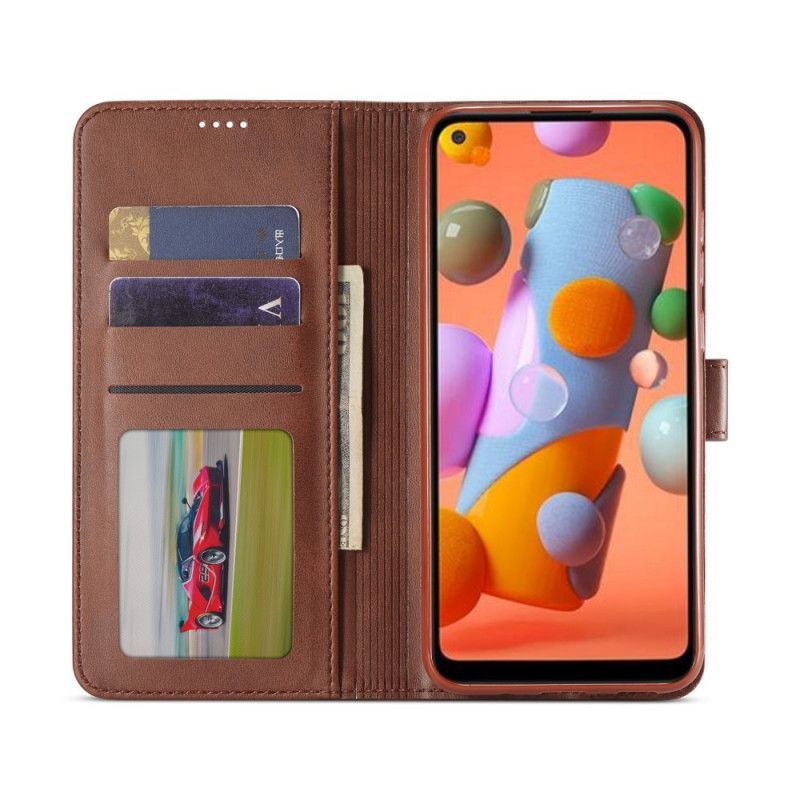 Folio Deksel Samsung Galaxy M11 Svart Lc.Imeeke Skinneffekt