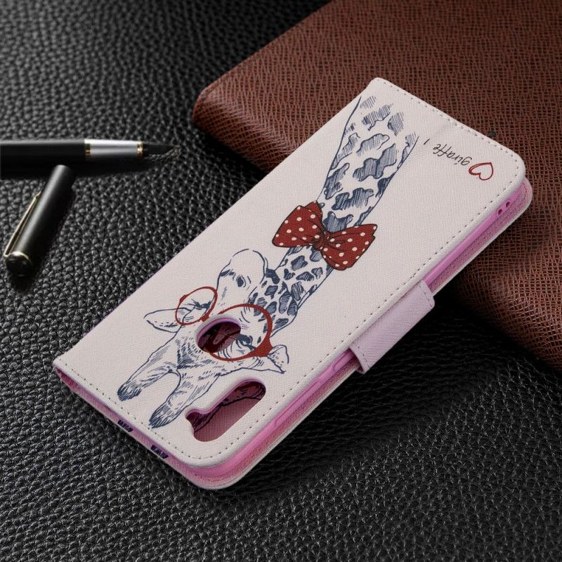 Lærdeksel Folio Deksel Samsung Galaxy M11 Mobildeksel Nerdegiraff