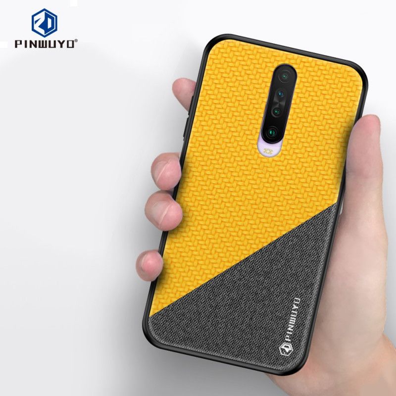 Deksel for Xiaomi Redmi K30 Svart Pinwuyo Hederserie