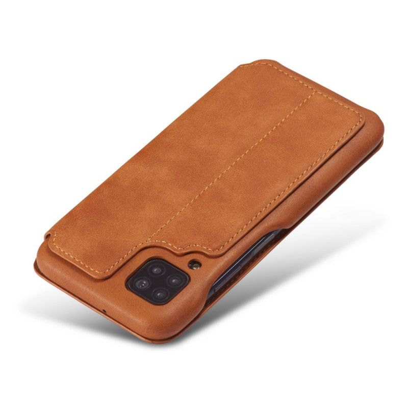 Folio Deksel Huawei P40 Lite Rød Lc.Imeeke Skinneffekt