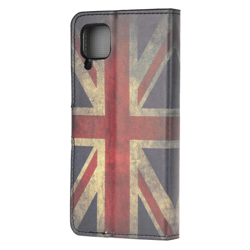 Lærdeksel Folio Deksel Huawei P40 Lite Englands Flagg