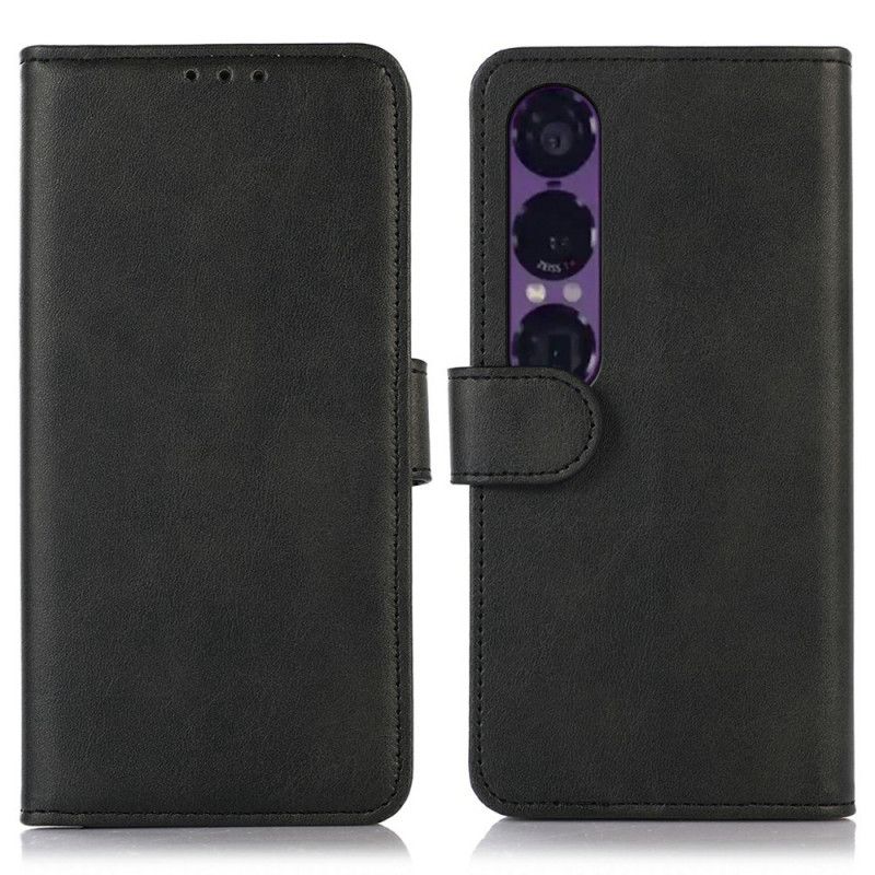 Folio Deksel Sony Xperia 1 Vii Skinnekstur