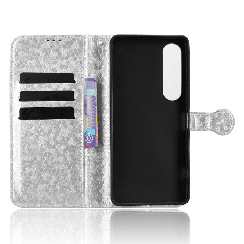 Folio Deksel Sony Xperia 1 Vii Skinnende Prikker