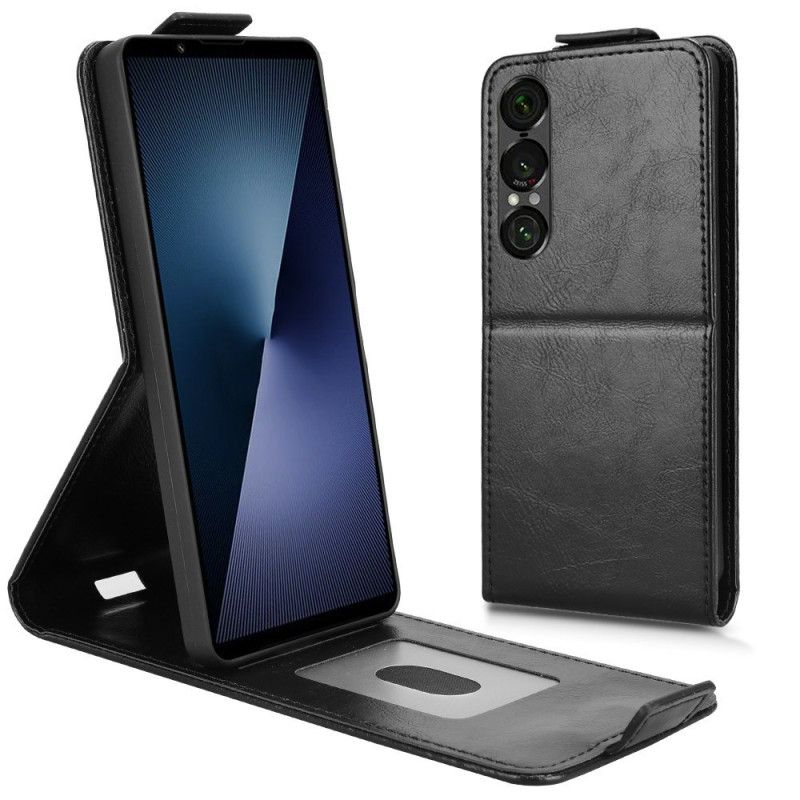 Folio Deksel Sony Xperia 1 Vii Vertikal Klaffdesign