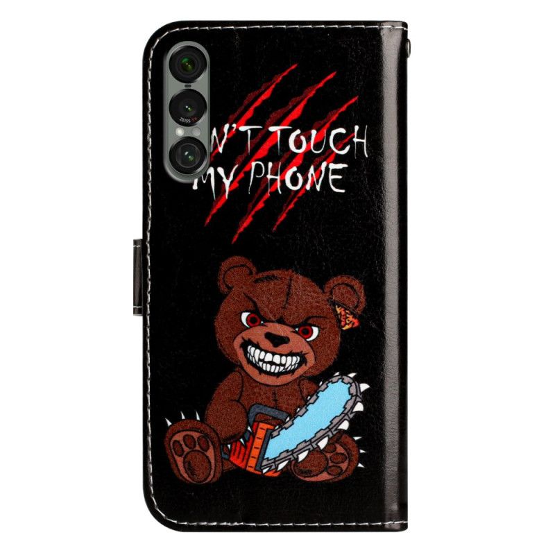 Folio Deksel Til Sony Xperia 1 Vii Ikke Rør Telefonen Min-bjørn