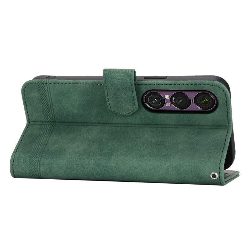 Lærdeksel Folio Deksel Sony Xperia 1 Vii Mobildeksel Dyr