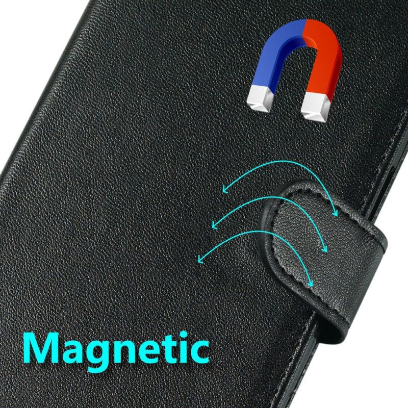 Lærdeksel Folio Deksel Sony Xperia 1 Vii Mobildeksel Monokrom