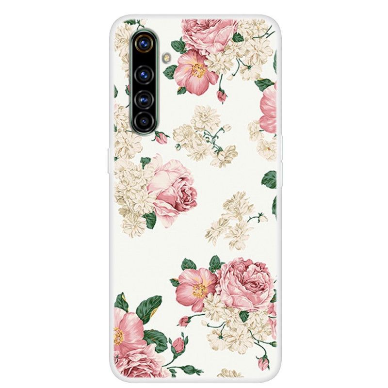 Deksel Realme 6 Frihetsblomster