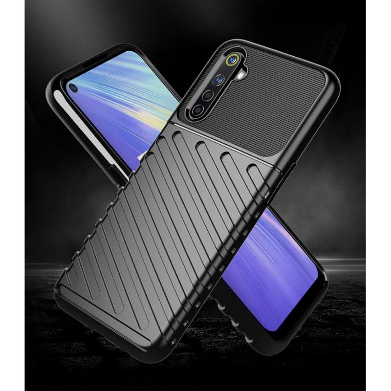 Deksel Realme 6 Svart Tordenserie
