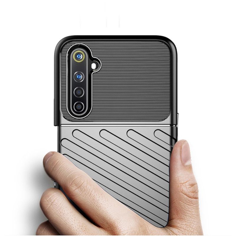 Deksel Realme 6 Svart Tordenserie