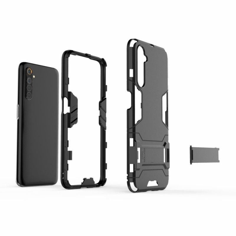Deksel Realme 6 Svart Ultrabestandig Tunge