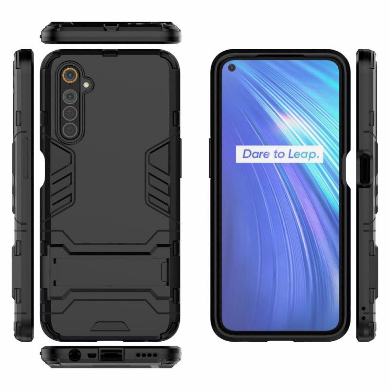 Deksel Realme 6 Svart Ultrabestandig Tunge