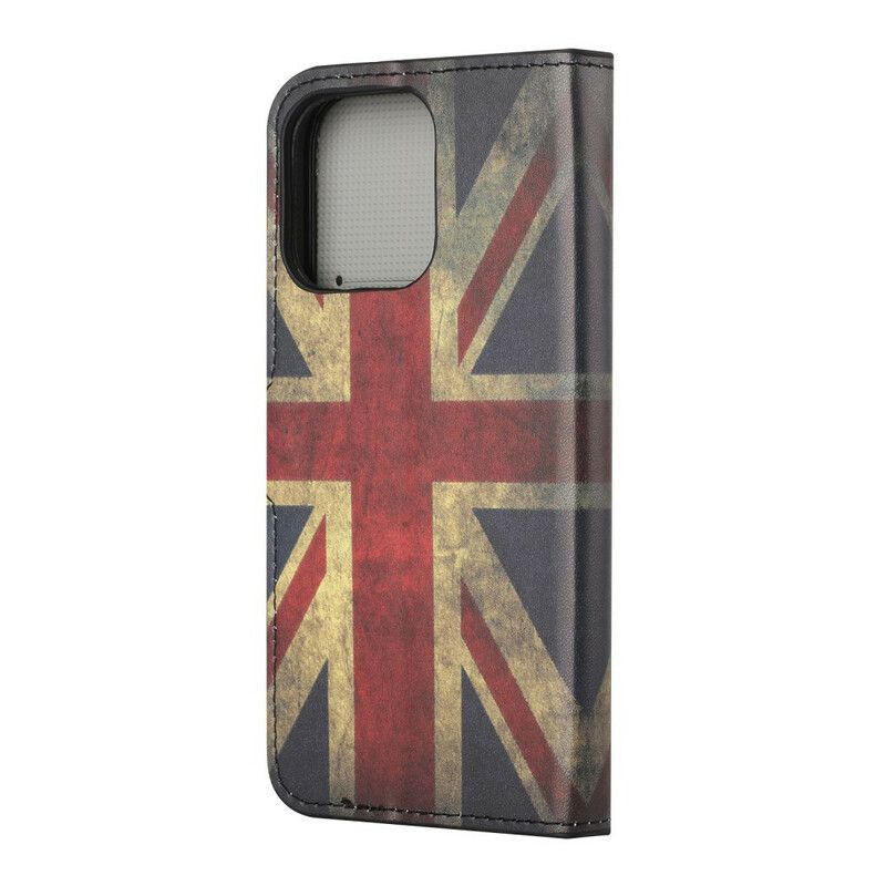 Folio Deksel iPhone 13 Pro England Flagg