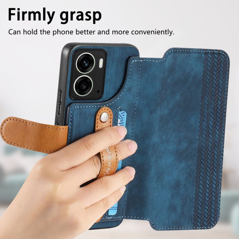 Deksel Realme 14 5g Retro Med Stropp-stativ Beskyttelse Deksel