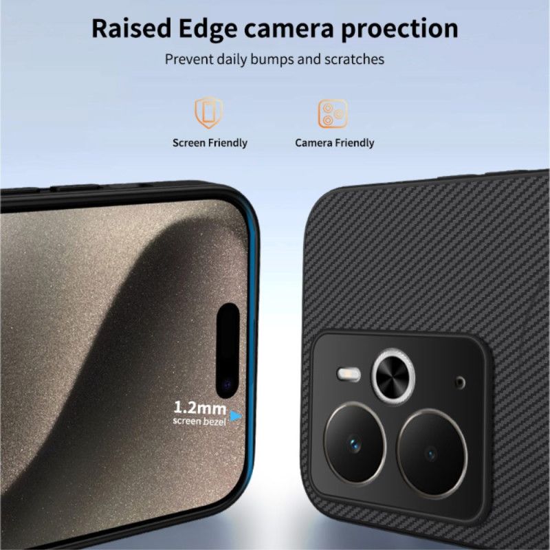 Deksel Til Realme 14 5g Kompatibel Med Magsafe Karbonfiber