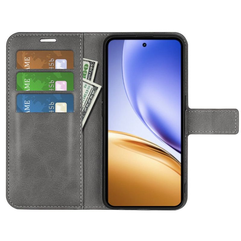 Folio Deksel Realme 14 5g Skinnstil