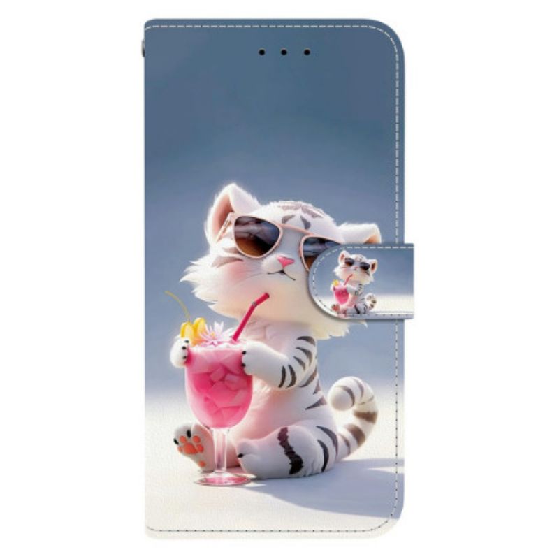 Folio Deksel Realme 14 5g Tegneserietiger
