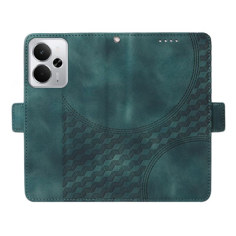 Folio Deksel Til Realme 14 5g Diamantmønster