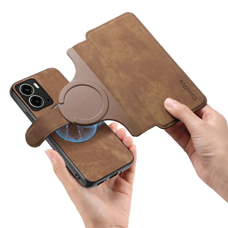 Lærdeksel Folio Deksel Realme 14 5g Mobildeksel Avtakbart Etui Caseneo