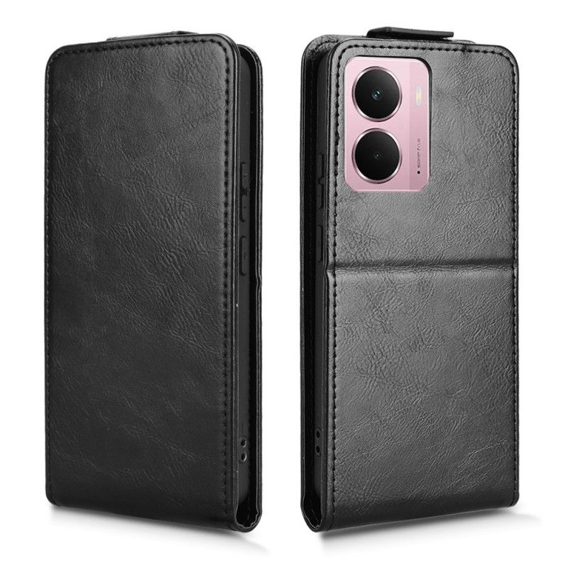 Lærdeksel Folio Deksel Realme 14 5g Mobildeksel Vertikal Klaff Design