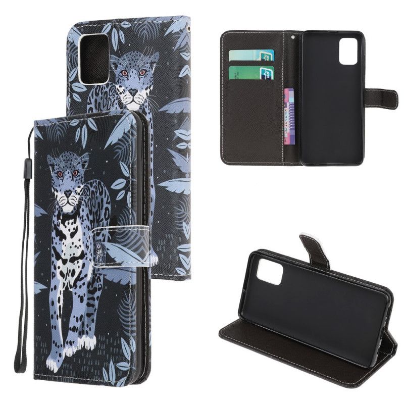 Folio Deksel for Xiaomi Poco M3 Leopard Med Tanga